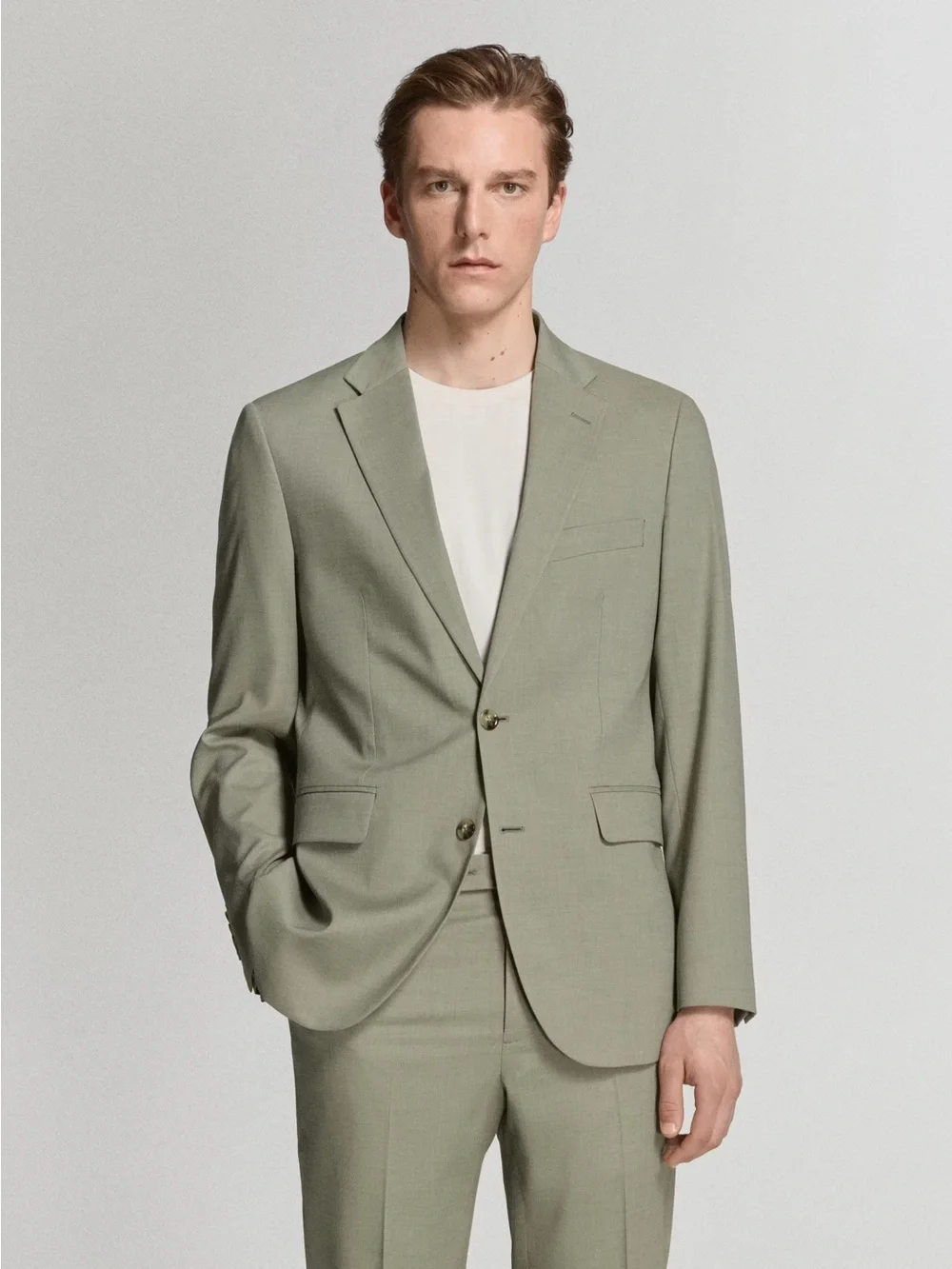 NWT Mango MILAN SLIM-FIT SUIT BLAZER